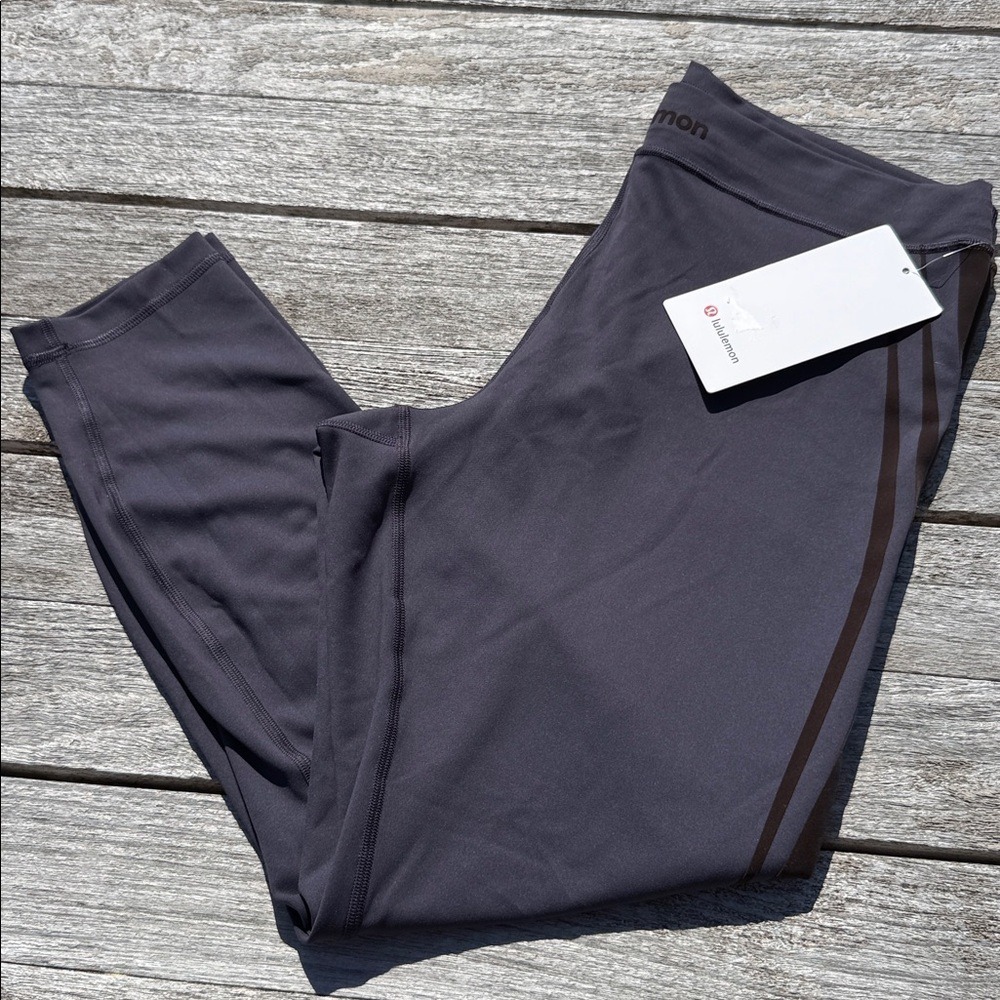 Lululemon Wunder Train High-Rise Tight 25" Flocked Purple size 14‎ NWT